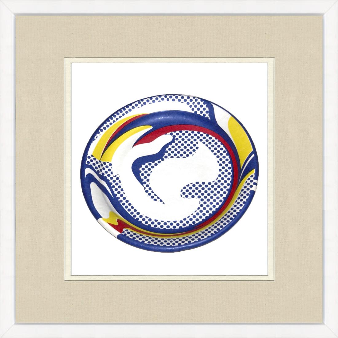 Roy Lichtenstein Serigraph Paper Plate (1 of 1)