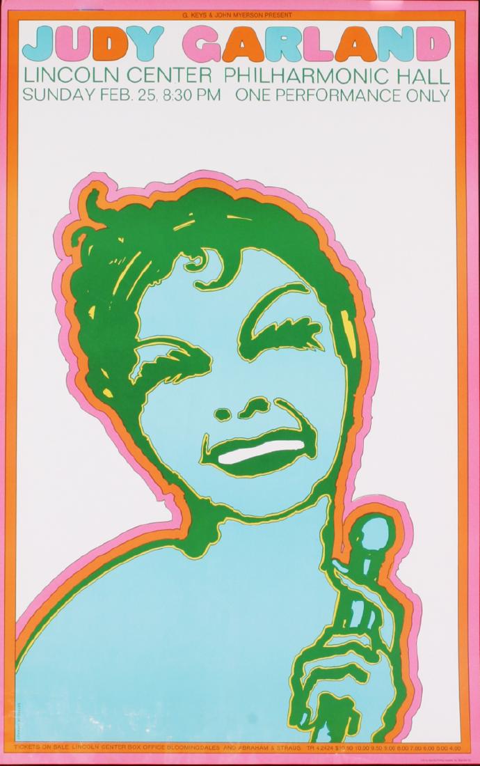 Seymour Chwast Lithograph Judy Garland (1 of 1)