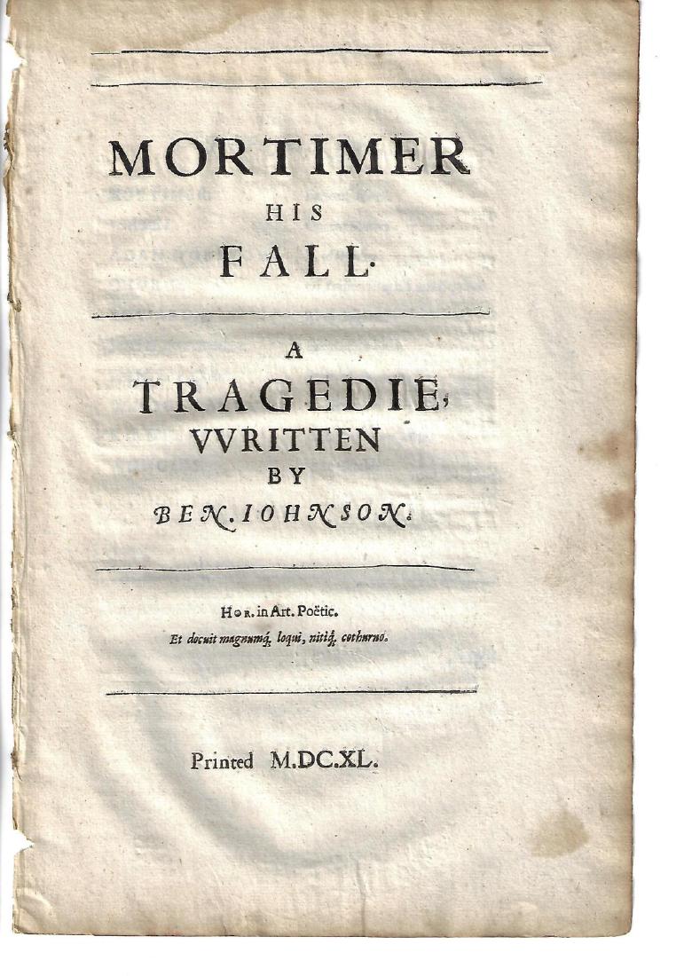 1650 Ben Jonson Masque (1 of 2)