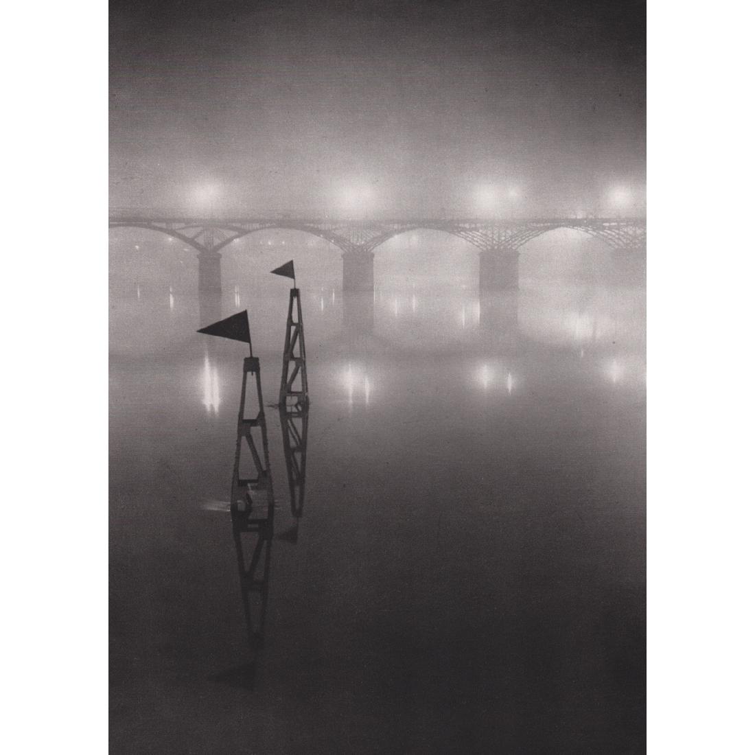 BRASSAI - Passerelle des Arts, 1934: Artist: BRASSAI Print Title: Passerelle des Arts, 1934 Medium: Sheet-fed Gravure Printing Date: early 1980's Printed in France Image size approx. 7.25 x 10 inches Brassai, pseudonym of Gyula Halász,
