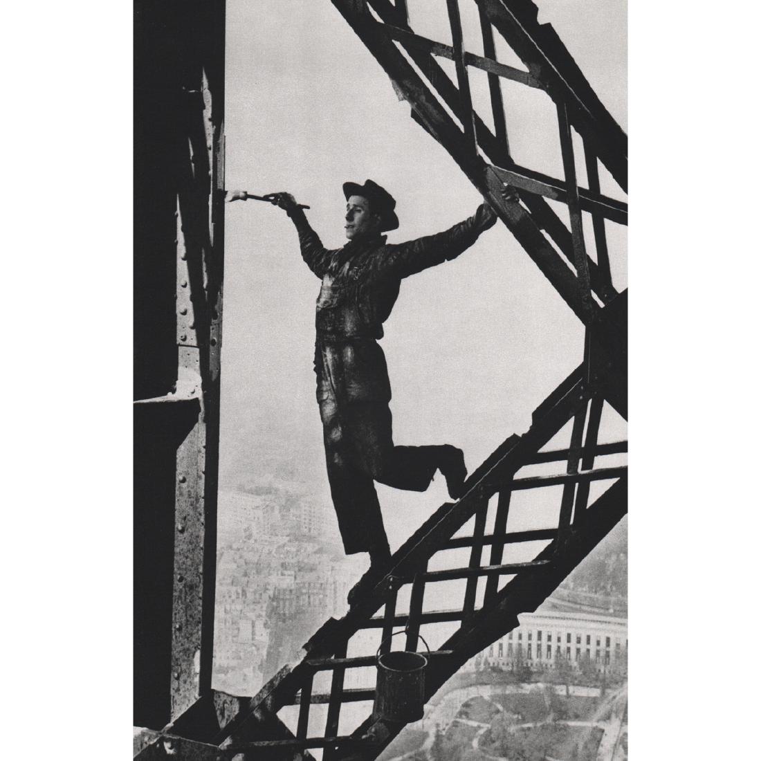 MARC RIBOUD - Le Peintre: Artist: MARC RIBOUD Print Title: Le Peintre de la tour Eiffel, 1954 Medium: Sheet-fed Gravure Printing Date: early 1980's Printed in France Image Size: 7.5 x 11.5 inches Marc Riboud (1923-2016) was a