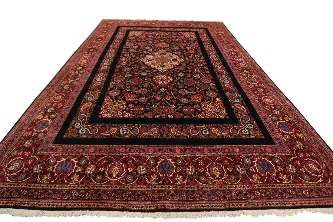 Rare Antique Dabir Kashan Persian Fine Kork Rug 10x14 (1 of 8)