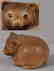19c netsuke RESTING CAT - 5
