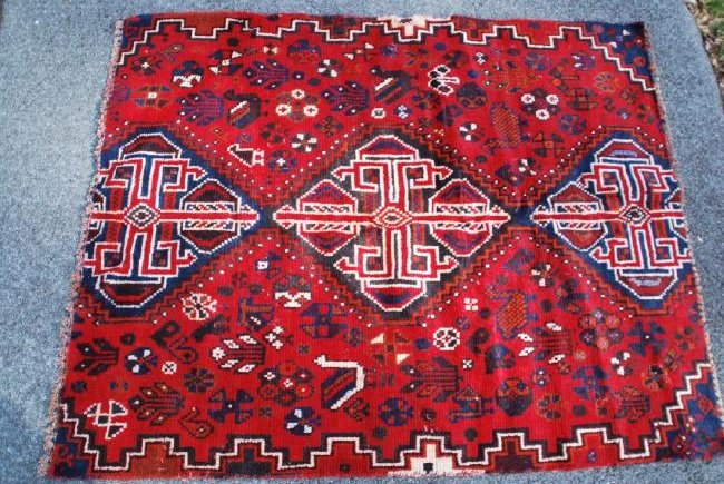Tribal Persian Carpet 4.7x3.8 (1 of 3)