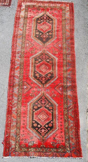 Tribal Afghan Carpet runner 9.8x3.8 (1 of 3)