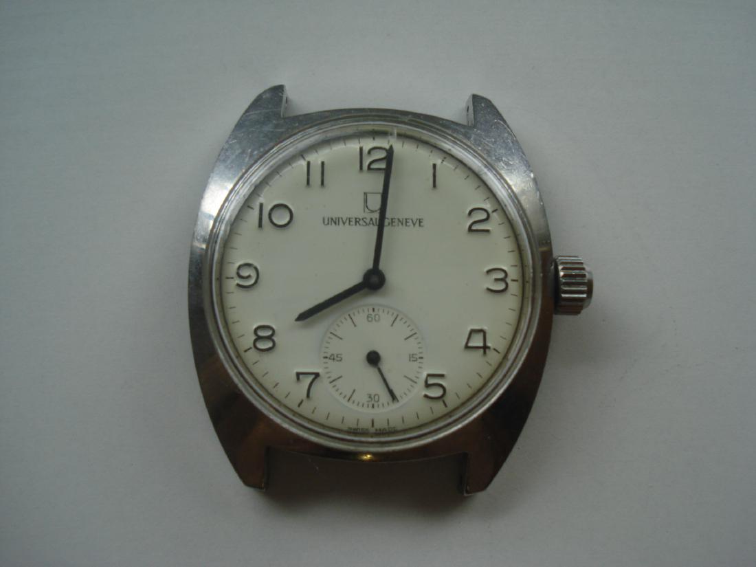 Couronne De Montre Universal Genève – Acier, Vintage, Filetage 3.75mm, 90