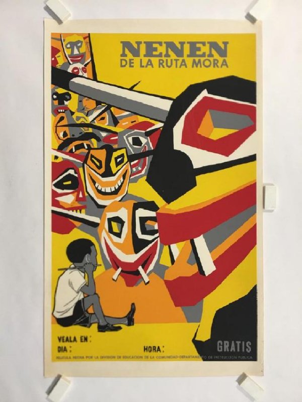 Nennen Original Vintage Poster by Carlos Raquel Rivera (1 of 1)