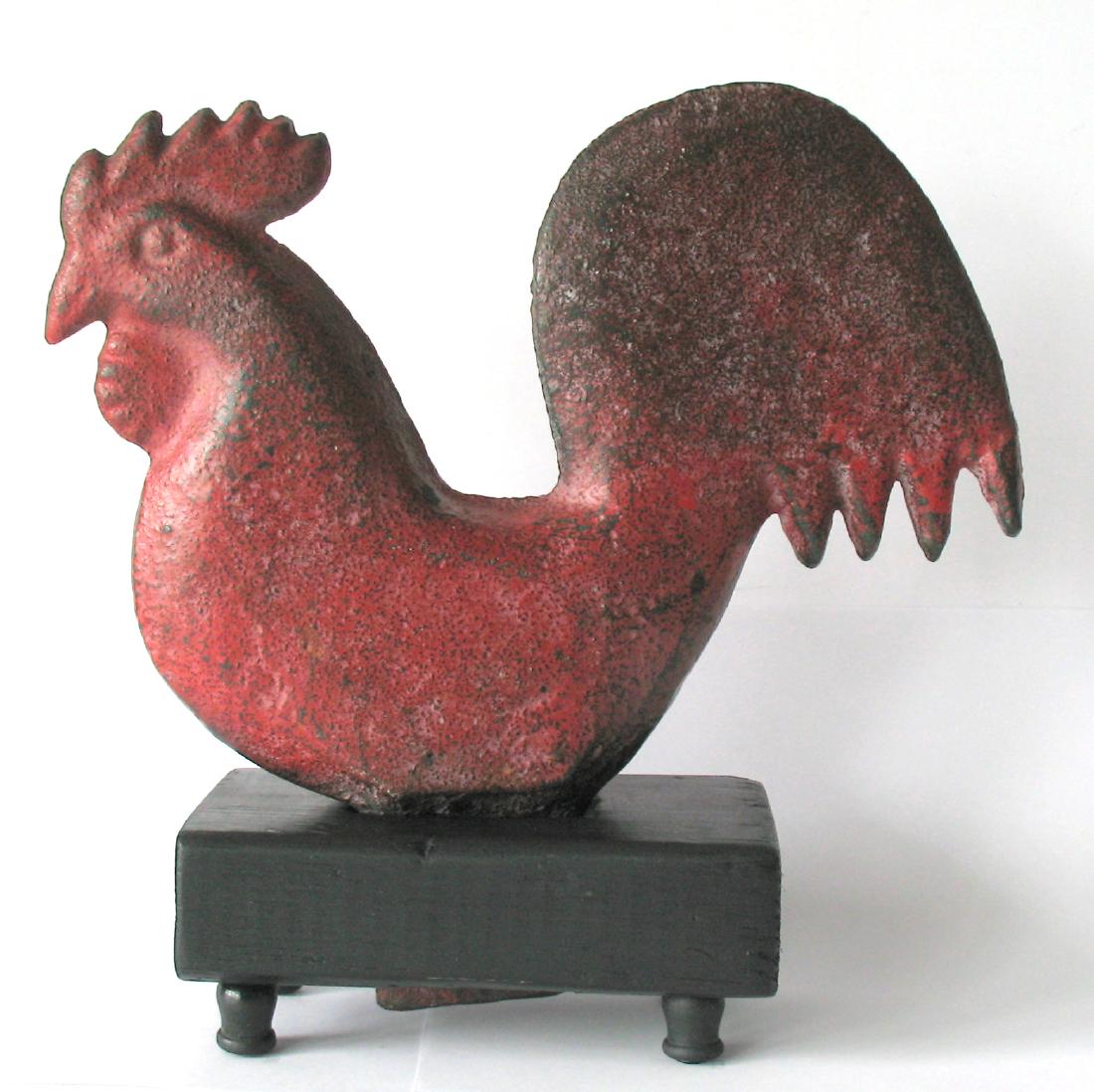 Cast Iron "Hummer" Rooster Mill Weight (1 of 3)