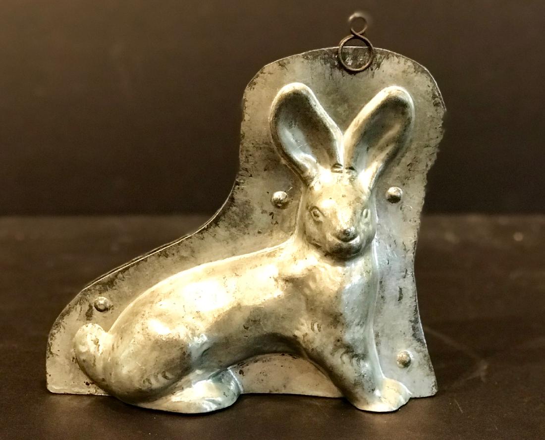 Rabbit Chocolate Mold, Early 20th Century, German (1 of 4)