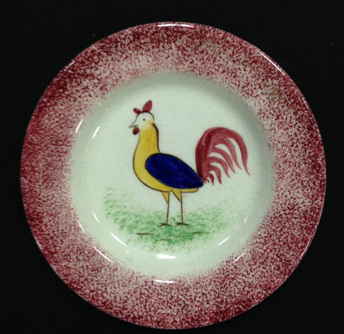 19thc Soft Paste Spatterware (1 of 3)