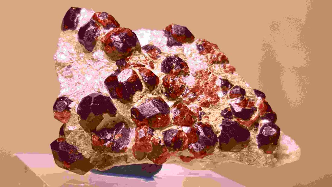 19.6 Grams Amazing Hessonite Garnet Clusters With (1 of 3)