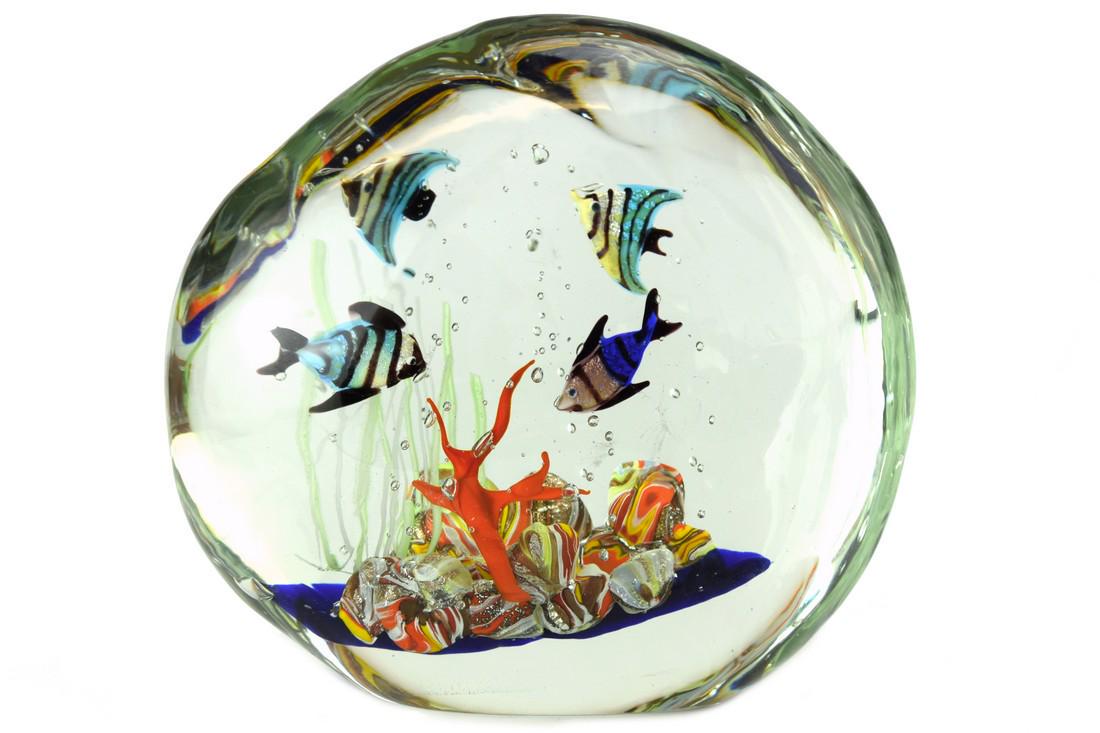 Muarno glass Acquarium Signed (1 of 10)