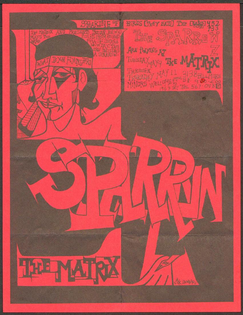 Rare Sparrow Handbill from the Matrix (1 of 1)