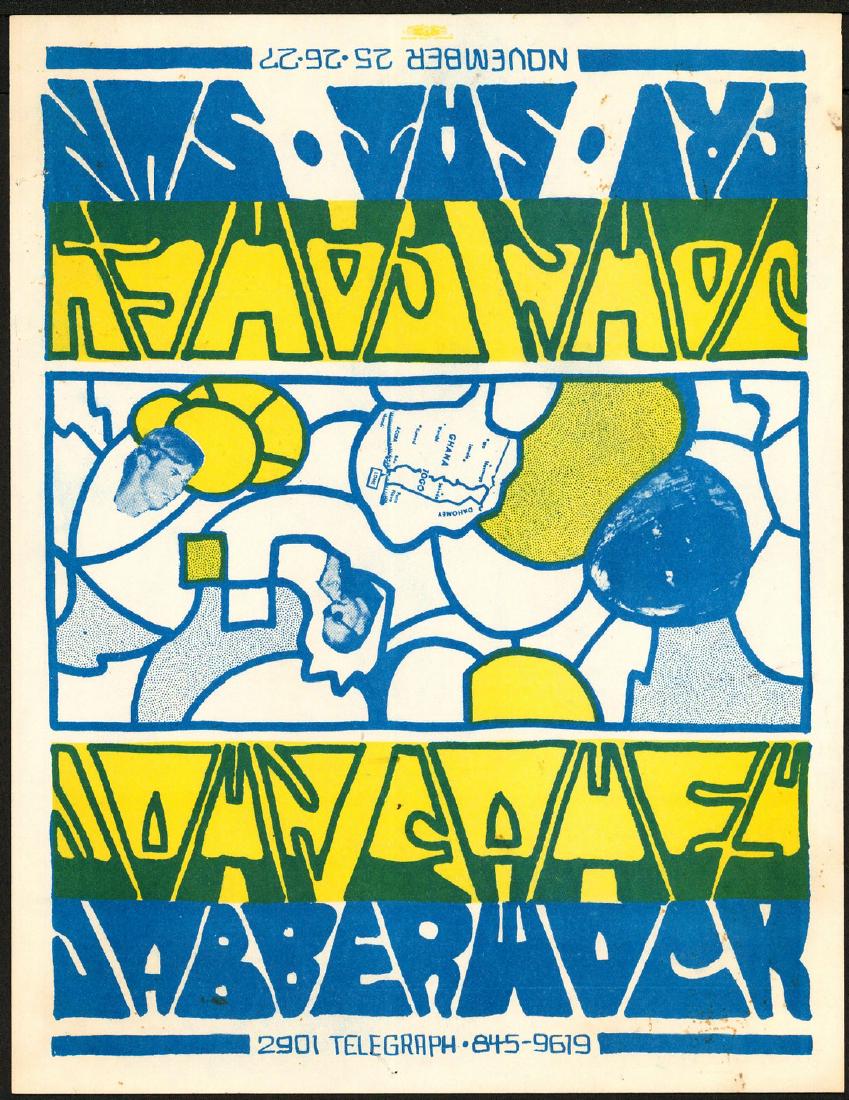 Rare John Fahey Jabberwock Handbill (1 of 1)