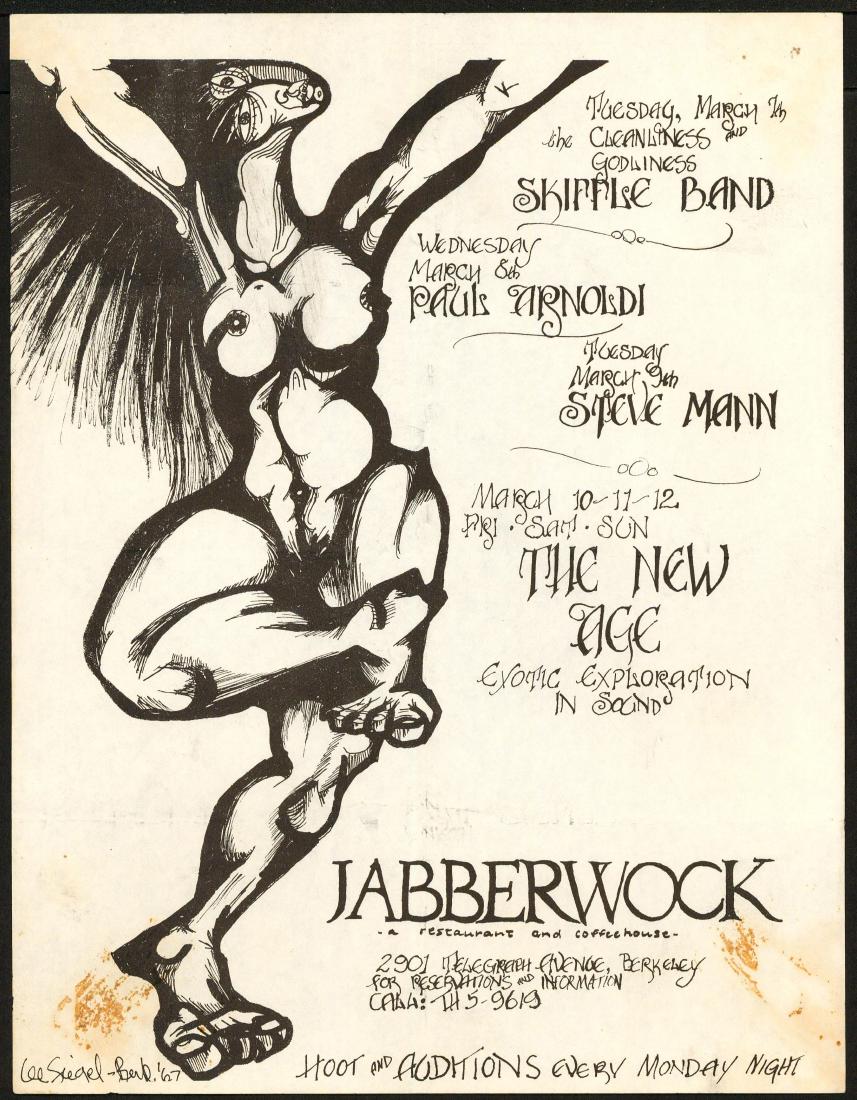 Beautiful and Rare Jabberwock Handbill (1 of 1)
