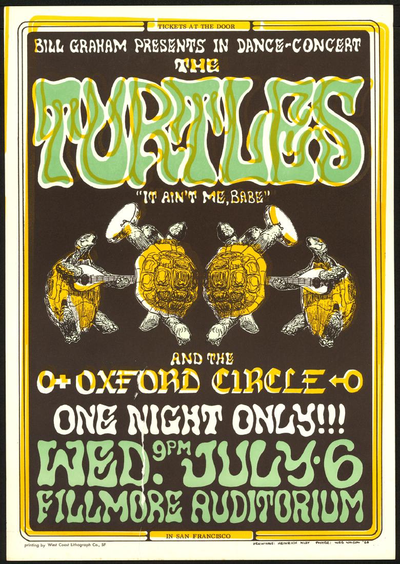 Popular Second Print BG-15 Turtles Poster (1 of 1)