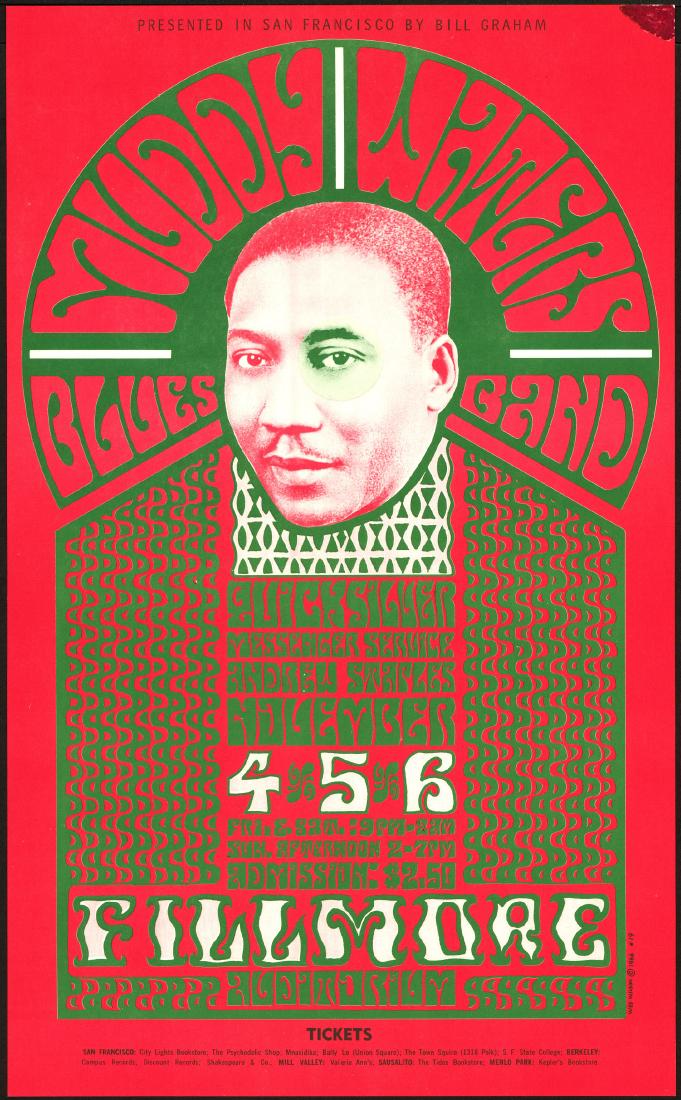 Second Print BG-35 Muddy Waters Poster (1 of 1)