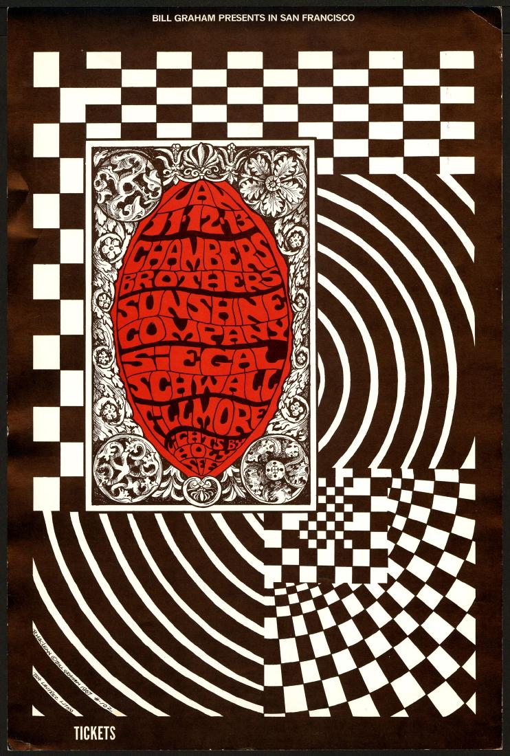 Second Print BG-102 Chambers Brothers Poster (1 of 1)