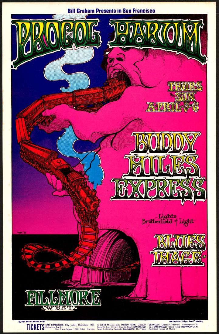 Bizarre BG-167 Procol Harum Poster (1 of 1)