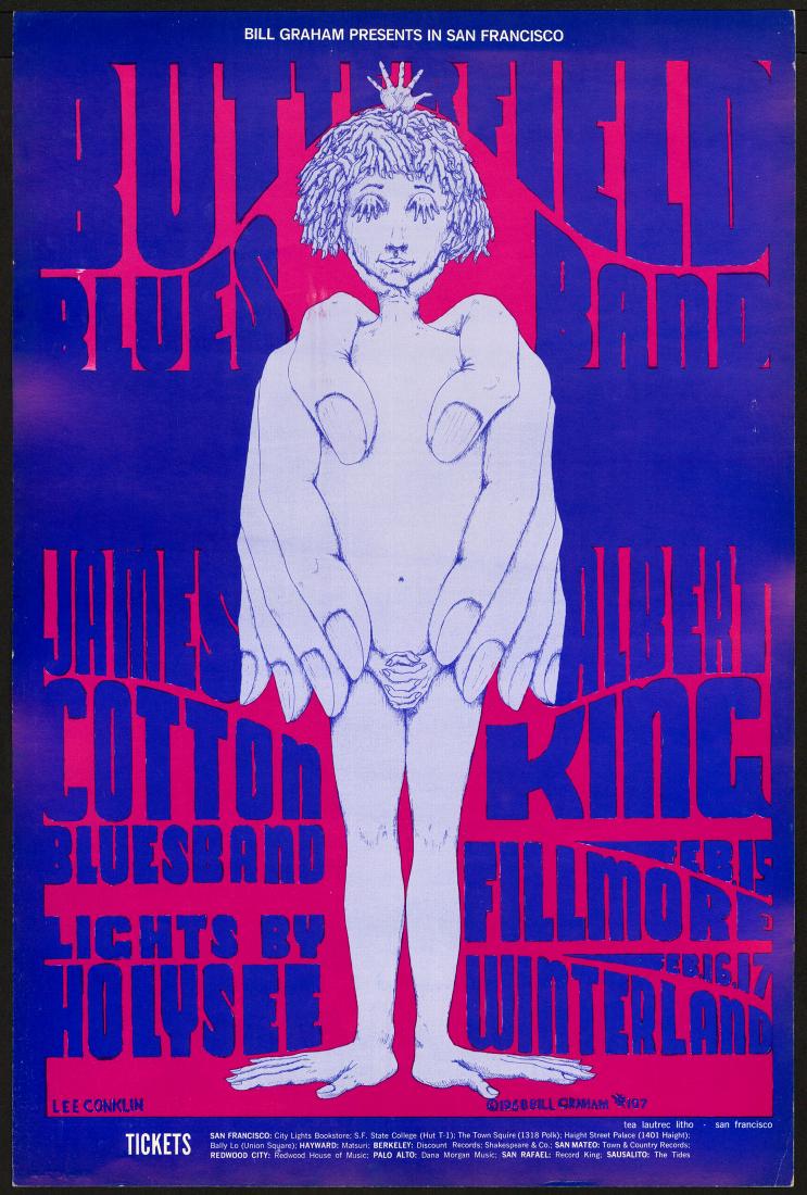 Second Print BG-107 Paul Butterfield Poster (1 of 1)