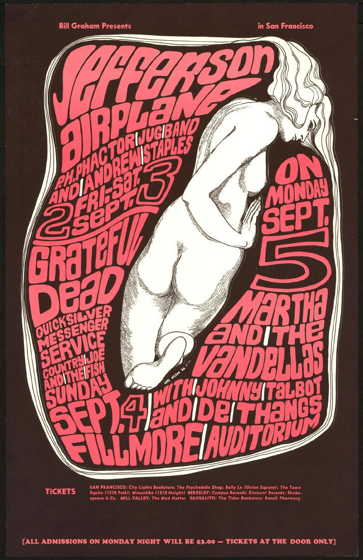 Scarce Second Print BG-26 Grateful Dead Poster (1 of 1)