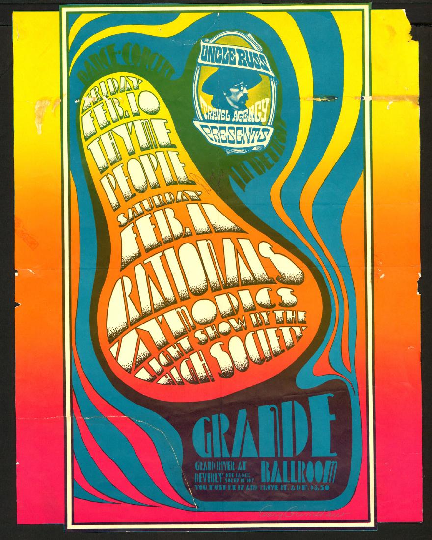 Very Rare 1967 Grande Ballroom Poster (1 of 1)