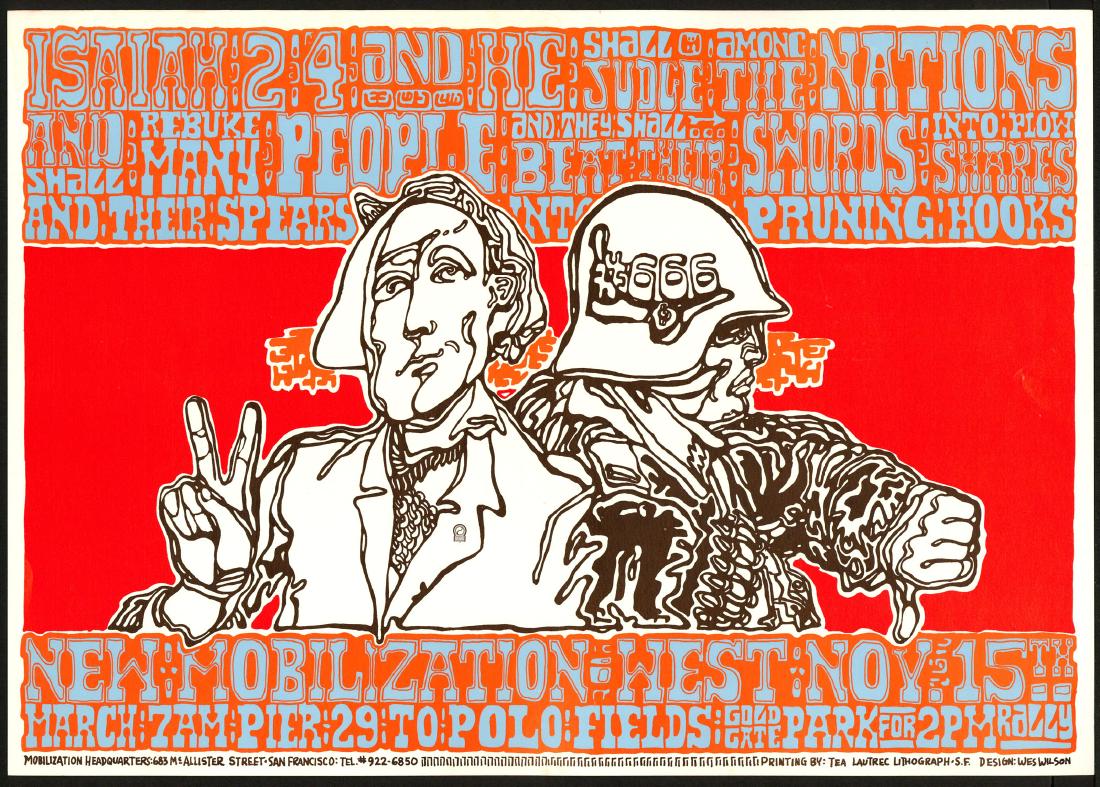 Scarce 1969 Anti War Poster (1 of 1)