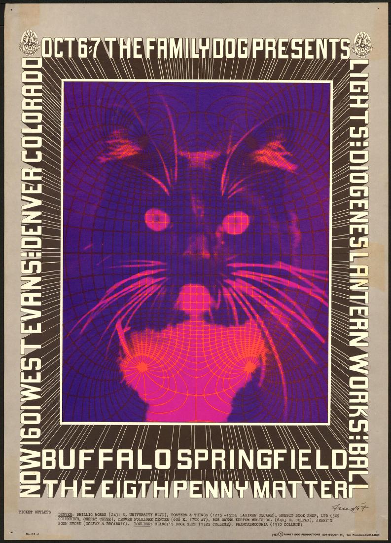 Original FD-D5 Buffalo Springfield Poster (1 of 1)
