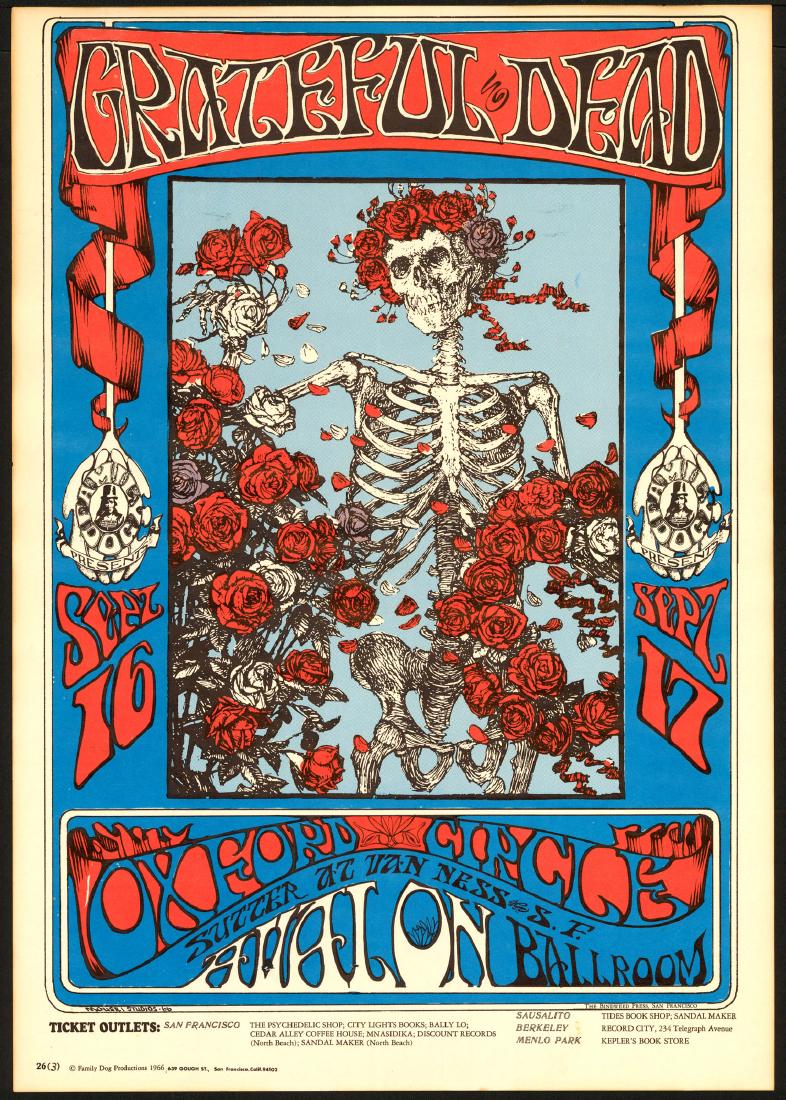 Famous FD-26 Grateful Dead Poster (1 of 1)