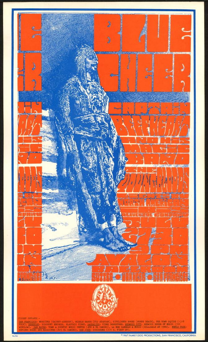 FD-73 Blue Cheer Poster (1 of 1)