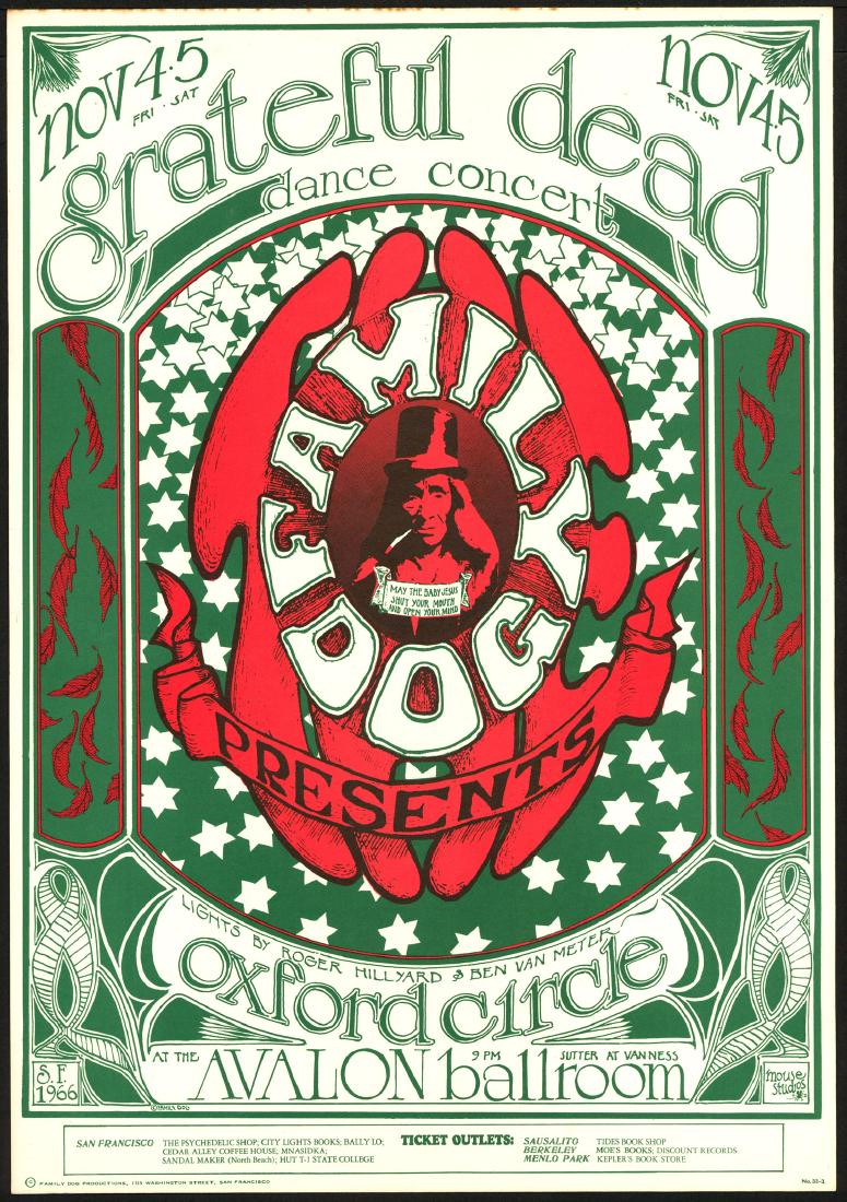 Very Nice FD-33 Grateful Dead Poster (1 of 1)