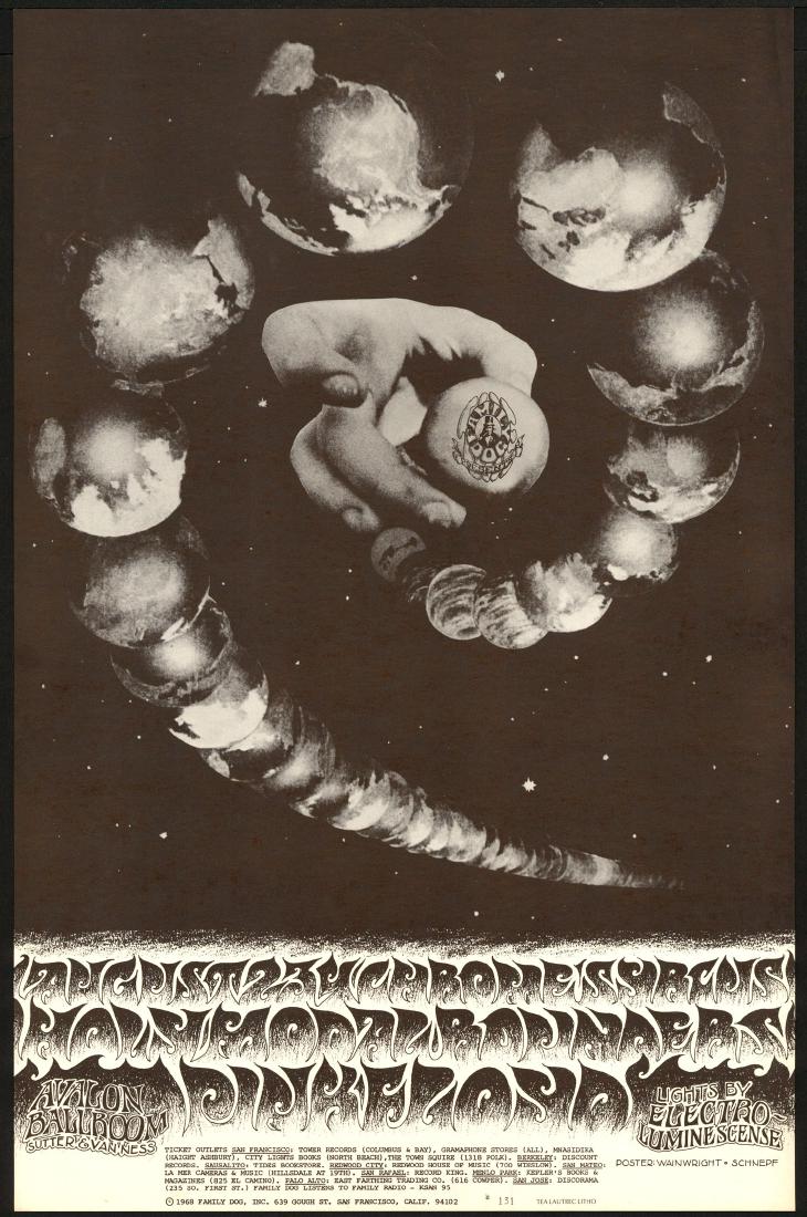 Scarce FD-131 Pink Floyd Poster (1 of 1)