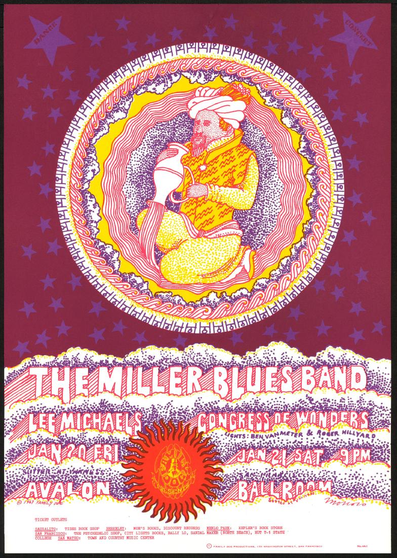 Nice Original FD-44 Steve Miller Poster (1 of 1)