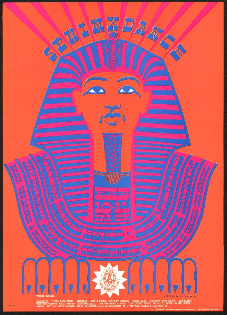 Scarce Original FD-47 Sphinx Dance Poster (1 of 1)