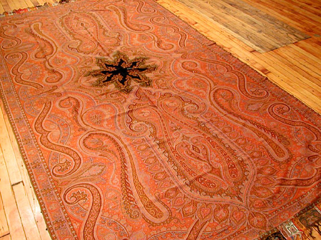Antique Paisley Shawl Rug 5'4'' X 10'0'' (1 of 4)