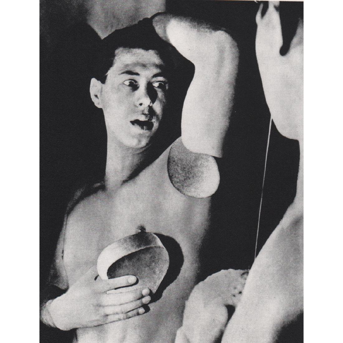 HERBERT BAYER - Humanly Impossible: Artist: HERBERT BAYER Print Title: Humanly Impossible Medium: Sheet-fed Gravure Printing Date: 1970's Printed in Switzerland Image Size: 4.5 x 6 inches Herbert Bayer (1900-1985) was an Austrian and Am