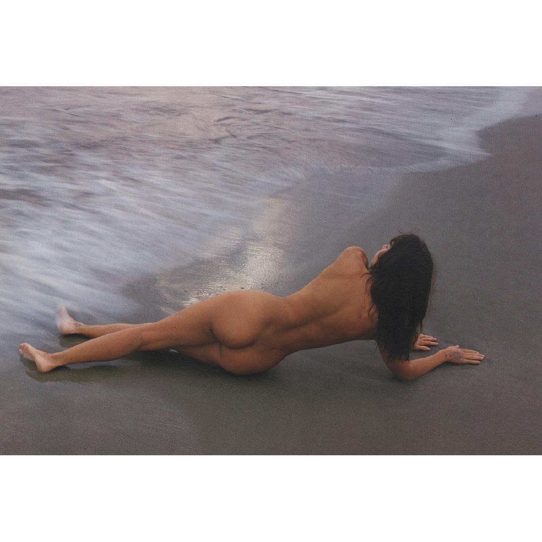 LUCIEN CLERGUE - Nude, Camargue, 1985: Artist: LUCIEN CLERGUE Print Title: Nude, Camargue, 1985 Medium: Color Photo-lithograph Printing Date: 1980's Printed in France Image Size approx: 8.25 X 5.5 inches Lucien Clergue (1934-2014) was a Fr