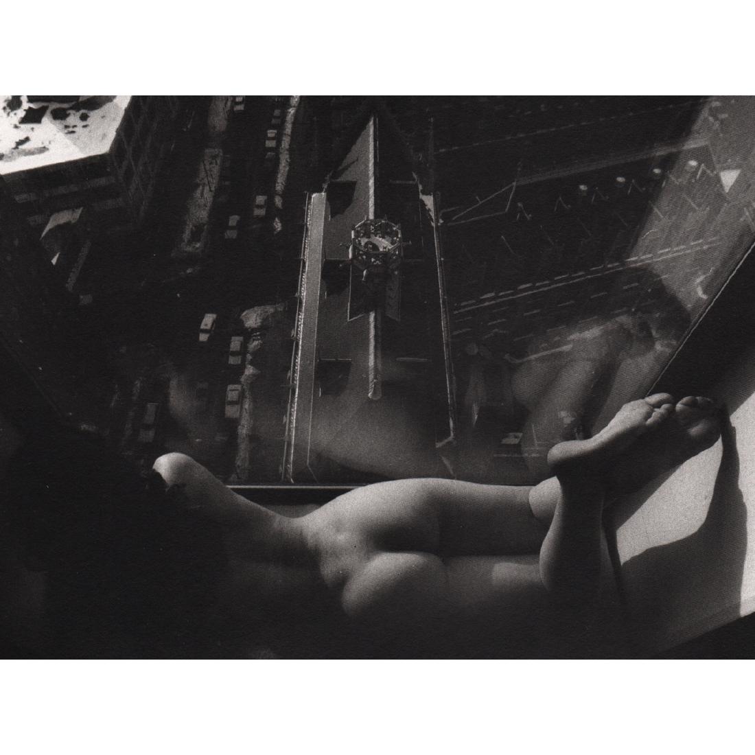 LUCIEN CLERGUE - Nude, Chicago, 1977: Artist: LUCIEN CLERGUE Print Title: Nude, Chicago, 1977 Medium: Photo-lithograph Printing Date: 1980's Printed in France Image Size approx: 8 X 5.5 inches Lucien Clergue (1934-2014) was a French photo