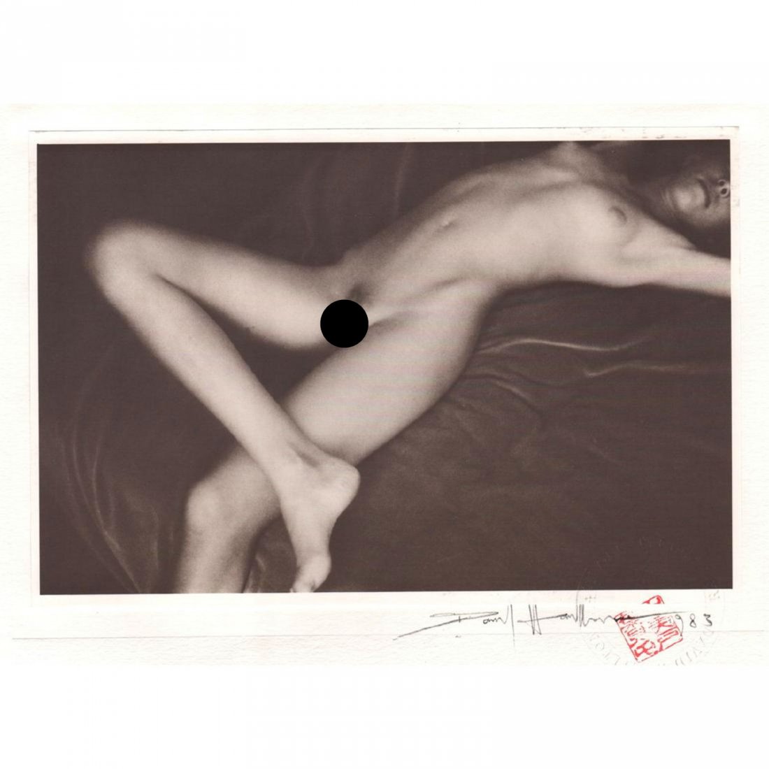 DAVID HAMILTON - Erotica: Artist: DAVID HAMILTON Print Title: Erotica Medium: Photo-Lithograph Has a facsimile signature and stamp Printing Date: 1980's Printed in Japan Image Size: approx. 9.5 x 6 inches David Hamilton (1933