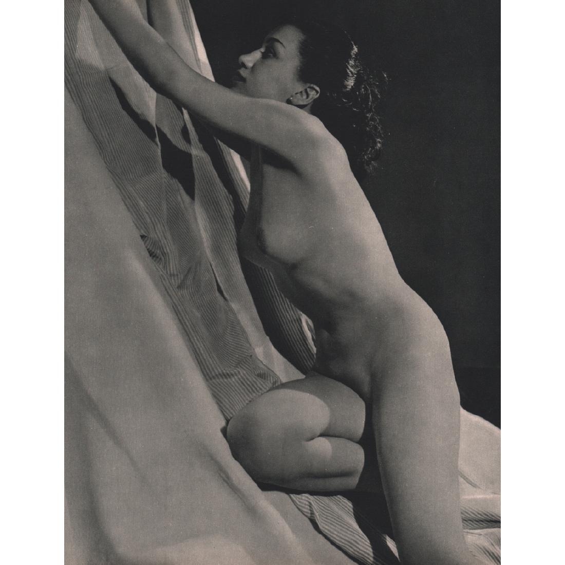 MARCEL VERONESE - Nude: Artist: MARCEL VERONESE Print Title: Nude Medium: Sheet-fed Gravure Printing Date: 1950's Printed in France Image Size approx: 9 X 11 inches Please note that this lot has a confidential reserve. When 