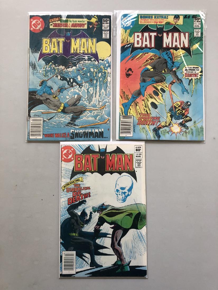 Lot of 3 Batman (1940) #337 338 345 (1 of 2)