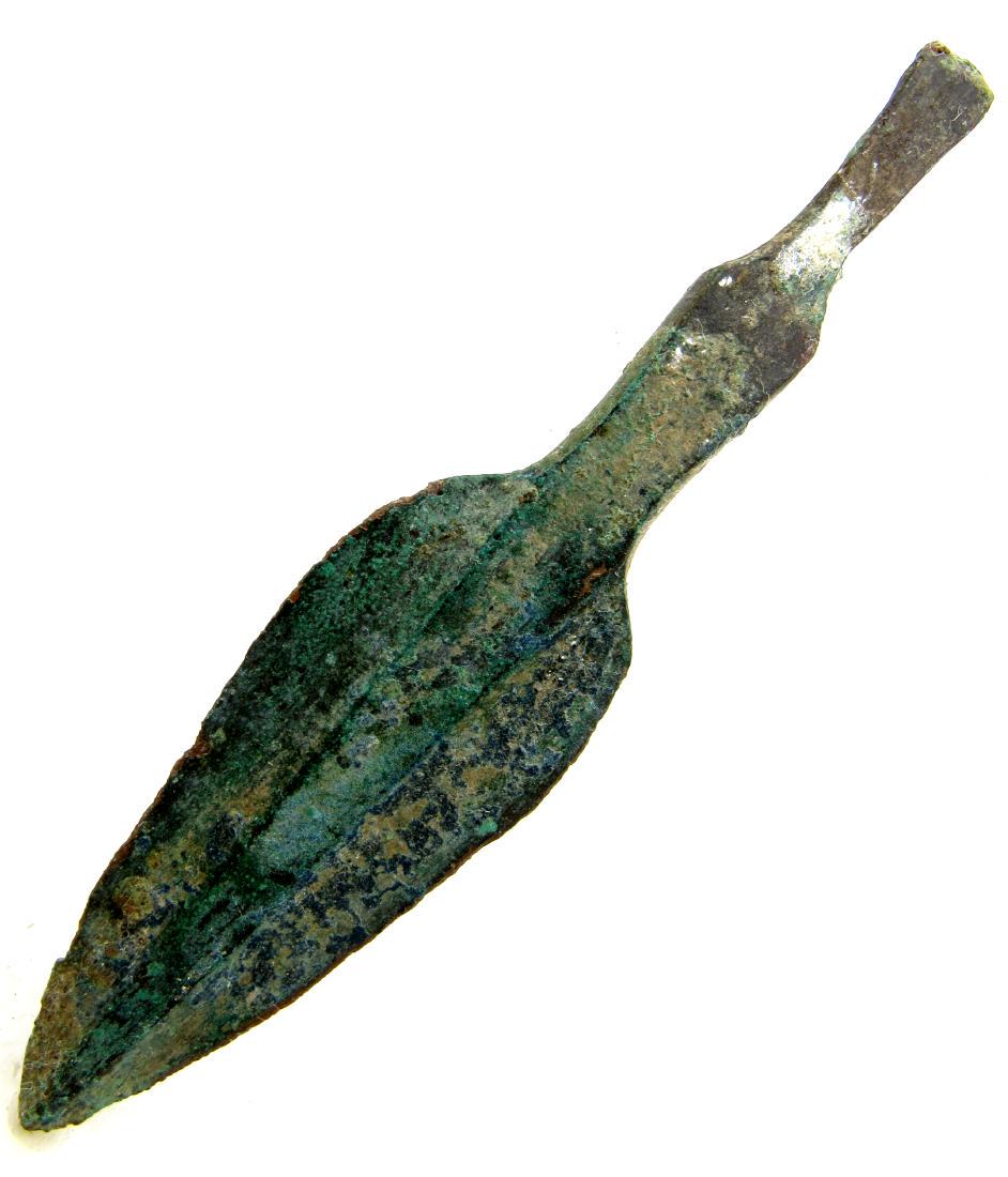 Ancient Greek Bronze Spear Head (1 of 2)