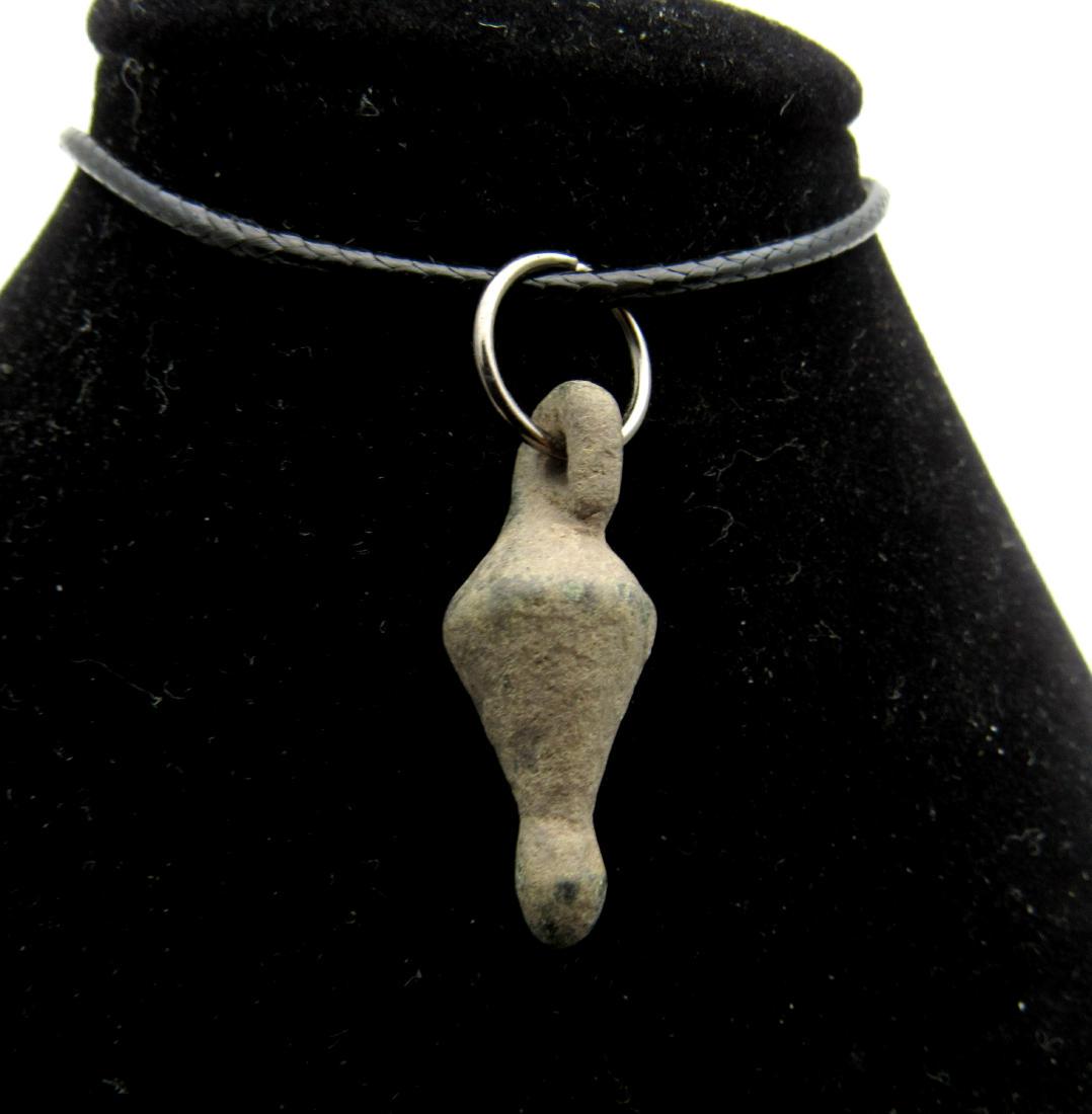 Ancient Roman Bronze Phallus Pendant (1 of 2)