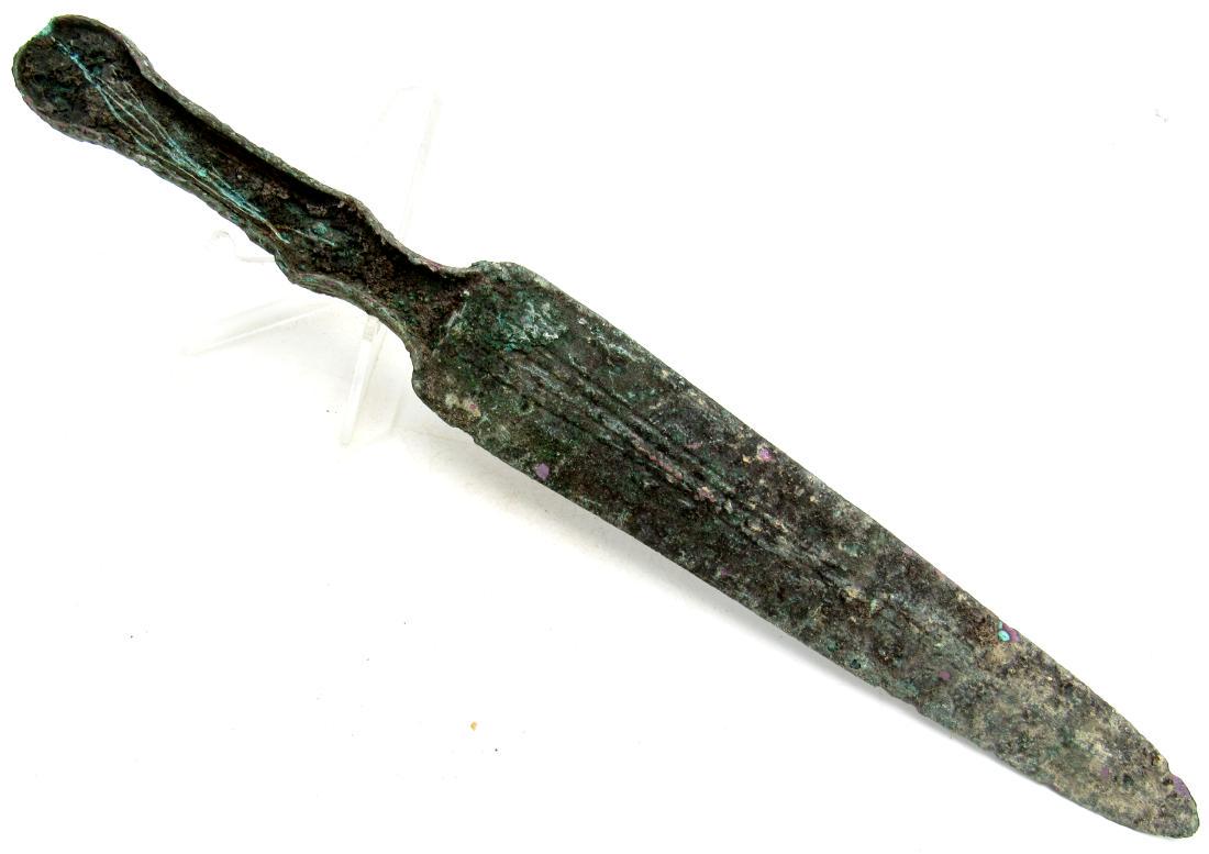 Ancient Greek Bronze Hoplite Dagger with Handle (1 of 3)