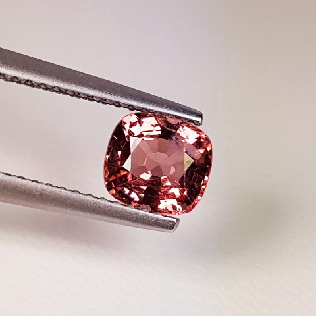 Spinel - 1.27 ct: Item: Spinel - 1.27 ct Loose gemstone Color/Clarity: VVS Carat Weight: 1.27 Size (mm): 6.60 x 6.00 x 3.80 Cushion - Burma No Reserve: This lot starts at $1 and has no reserve as a courtesy so that col