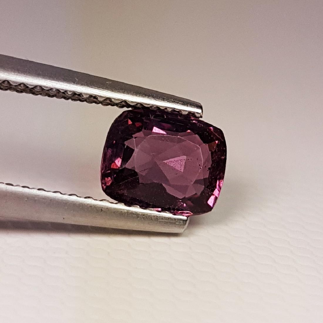 Spinel - 1.10 ct: Item: Spinel - 1.10 ct Loose gemstone Color/Clarity: VVS Carat Weight: 1.1 Size (mm): 6.90 x 5.60 x 3.10 Cushion - Burma No Reserve: This lot starts at $1 and has no reserve as a courtesy so that coll