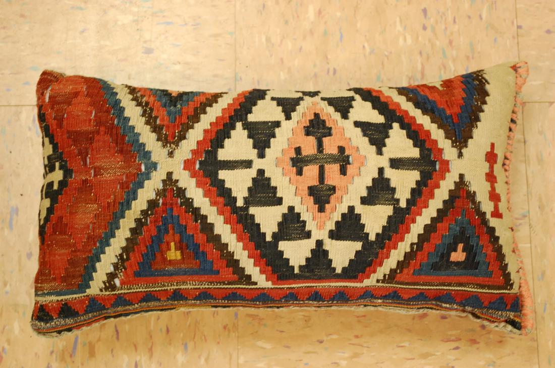 Highly Detailed Fine Caucasian Kilim Pillow 1.5x1.7 (1 of 4)