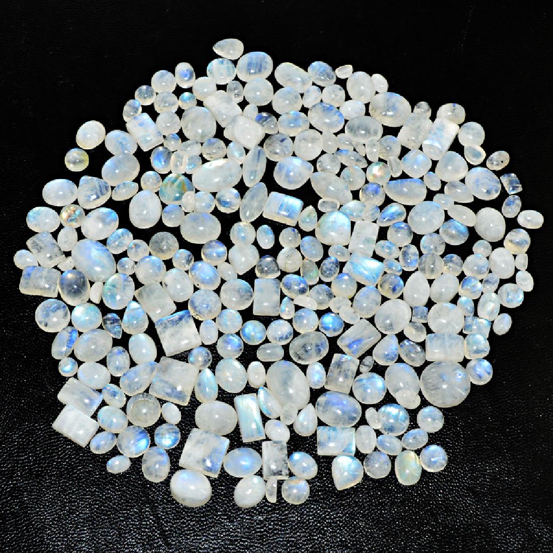 Blue Flash Moonstone Gemstone Lot (1 of 2)