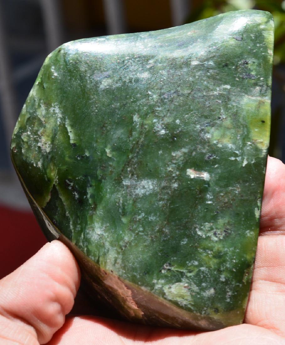 Best Quality Green Nephrite Tumble (1 of 4)