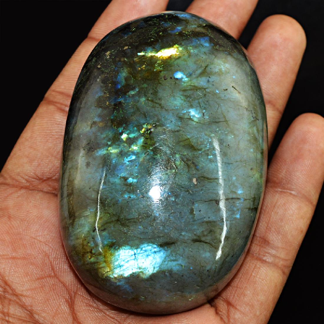 Blue Flash Labradorite Gem - Oval (1 of 2)